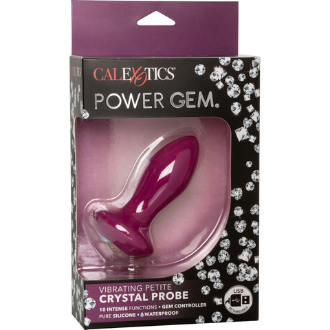 CalExotics Power Gem Vibrating Petite Crystal Probe - Extreme Toyz Singapore - https://extremetoyz.com.sg - Sex Toys and Lingerie Online Store