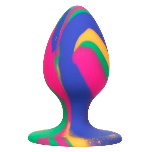 CalExotics Cheeky Medium Tie-Dye Plug - Extreme Toyz Singapore - https://extremetoyz.com.sg - Sex Toys and Lingerie Online Store