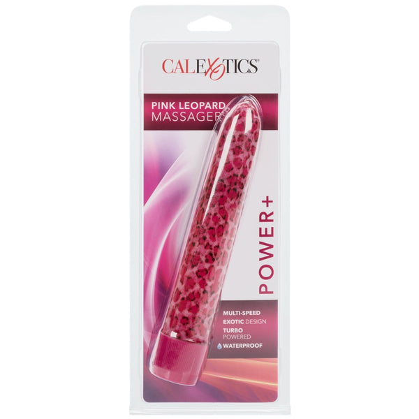 CalExotics Power+ Pink Leopard Vibrating Massager - Extreme Toyz Singapore - https://extremetoyz.com.sg - Sex Toys and Lingerie Online Store - Bondage Gear / Vibrators / Electrosex Toys / Wireless Remote Control Vibes / Sexy Lingerie and Role Play / BDSM / Dungeon Furnitures / Dildos and Strap Ons  / Anal and Prostate Massagers / Anal Douche and Cleaning Aide / Delay Sprays and Gels / Lubricants and more...