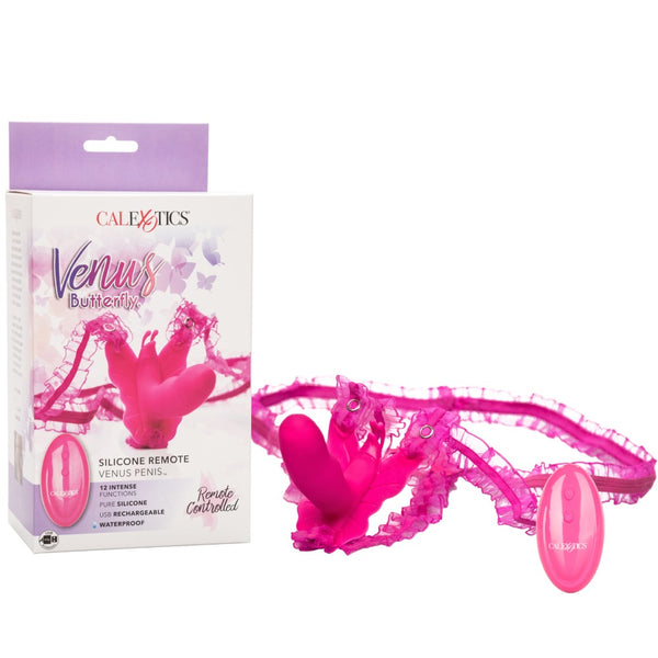 CalExotics Venus Butterfly Silicone Remote Venus Penis - Extreme Toyz Singapore - https://extremetoyz.com.sg - Sex Toys and Lingerie Online Store - Bondage Gear / Vibrators / Electrosex Toys / Wireless Remote Control Vibes / Sexy Lingerie and Role Play / BDSM / Dungeon Furnitures / Dildos and Strap Ons  / Anal and Prostate Massagers / Anal Douche and Cleaning Aide / Delay Sprays and Gels / Lubricants and more...