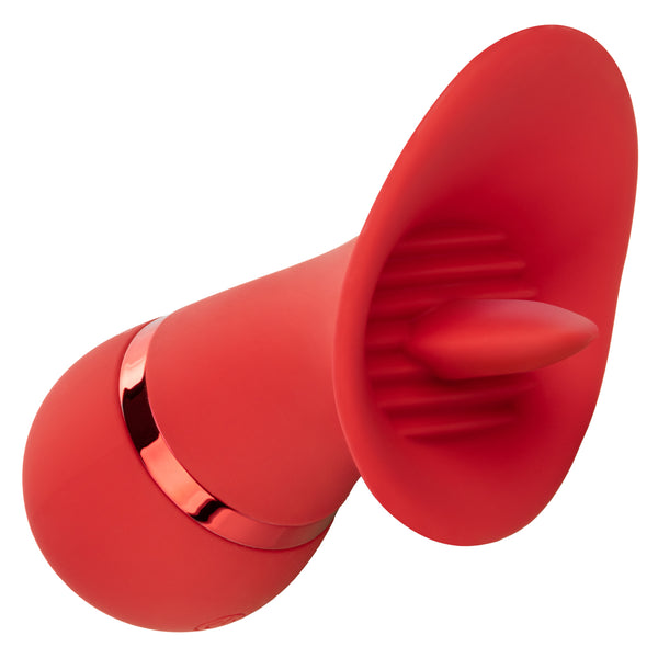 CalExotics French Kiss Seducer Rechargeable Teasing Tongue Vibrator - Extreme Toyz Singapore - https://extremetoyz.com.sg - Sex Toys and Lingerie Online Store