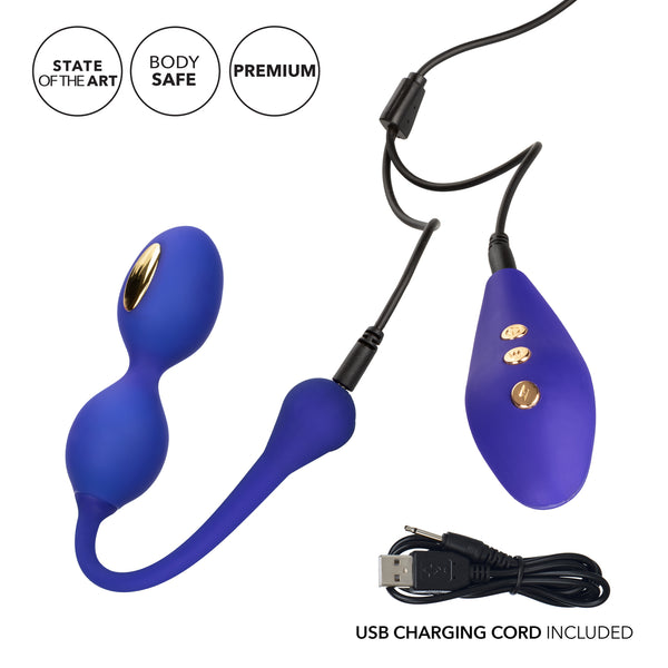 CalExotics Impulse Intimate E-Stimulator Remote Dual Kegel Exerciser Rechargeable Electrosex Vibrator - Extreme Toyz Singapore - https://extremetoyz.com.sg - Sex Toys and Lingerie Online Store