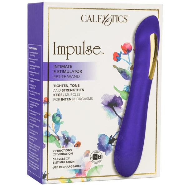 CalExotics Impulse Intimate E-Stimulator Petite Wand Rechargeable Electrosex Vibrator - Extreme Toyz Singapore - https://extremetoyz.com.sg - Sex Toys and Lingerie Online Store