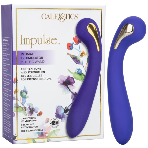 CalExotics Impulse Intimate E-Stimulator Petite G Wand Rechargeable Electrosex Vibrator  - Extreme Toyz Singapore - https://extremetoyz.com.sg - Sex Toys and Lingerie Online Store