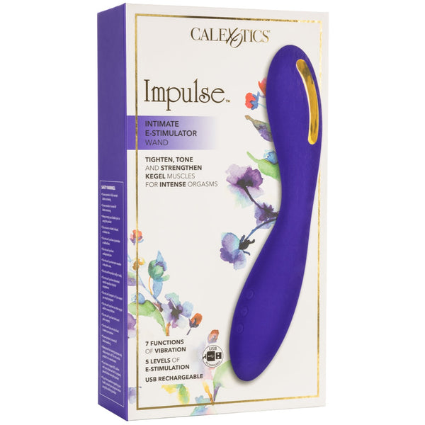 CalExotics Impulse Intimate E-Stimulator Wand Rechargeable Electrosex Vibrator - Extreme Toyz Singapore - https://extremetoyz.com.sg - Sex Toys and Lingerie Online Store