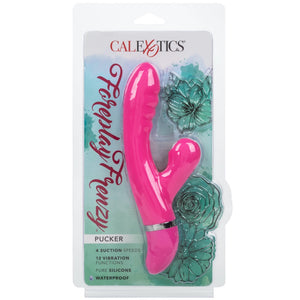 CalExotics Foreplay Frenzy Pucker Clitoral Suction Rabbit Vibrator - Extreme Toyz Singapore - https://extremetoyz.com.sg - Sex Toys and Lingerie Online Store