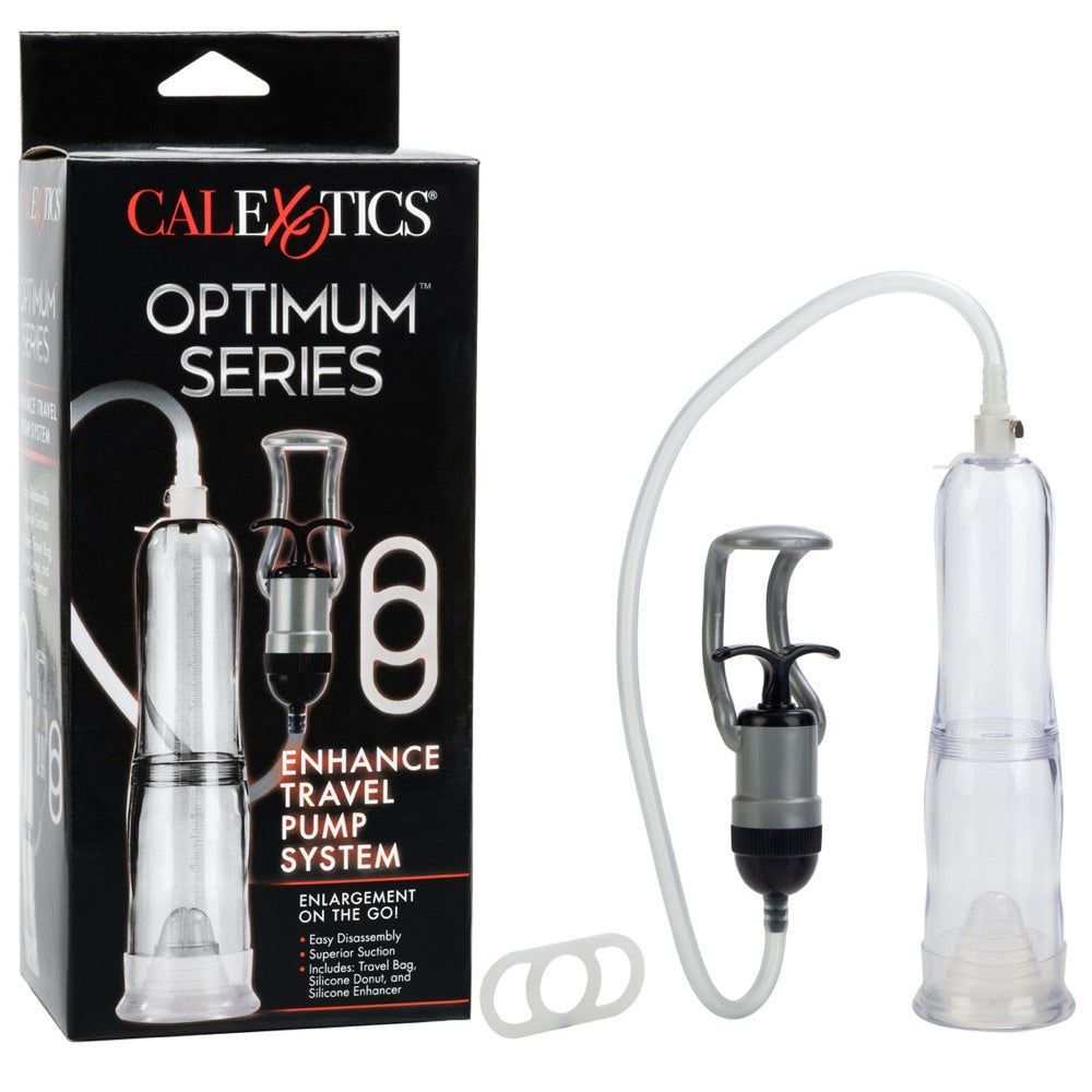 CalExotics  Optimum Series Enhance Travel Pump System - Extreme Toyz Singapore - https://extremetoyz.com.sg - Sex Toys and Lingerie Online Store