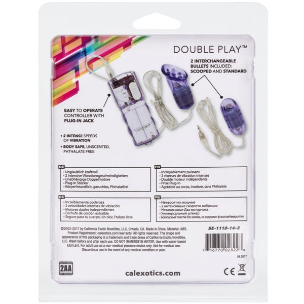 CalExotics Double Play Dual Massagers Vibe - Extreme Toyz Singapore - https://extremetoyz.com.sg - Sex Toys and Lingerie Online Store