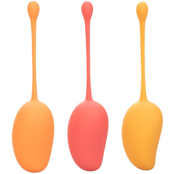 CalExotics Kegel Training Set Mango - Extreme Toyz Singapore - https://extremetoyz.com.sg - Sex Toys and Lingerie Online Store