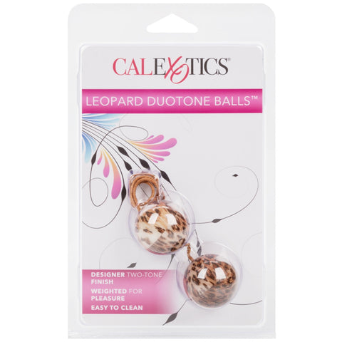 CalExotics Leopard Duotone Balls - Extreme Toyz Singapore - https://extremetoyz.com.sg - Sex Toys and Lingerie Online Store - Bondage Gear / Vibrators / Electrosex Toys / Wireless Remote Control Vibes / Sexy Lingerie and Role Play / BDSM / Dungeon Furnitures / Dildos and Strap Ons / Anal and Prostate Massagers / Anal Douche and Cleaning Aide / Delay Sprays and Gels / Lubricants and more...