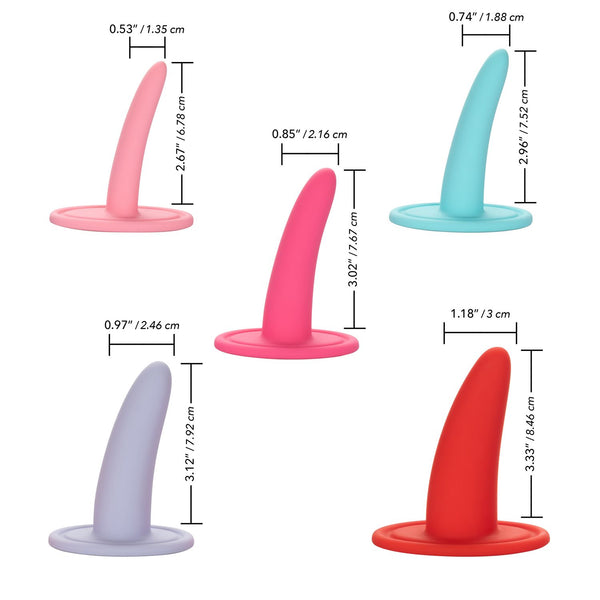 CalExotics She-ology 5-piece Wearable Vaginal Dilator Set - Extreme Toyz Singapore - https://extremetoyz.com.sg - Sex Toys and Lingerie Online Store