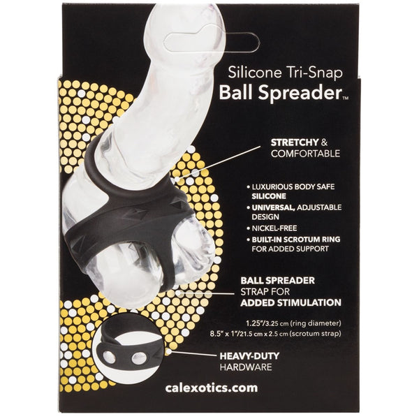 CalExotics Silicone Tri-Snap Ball Spreader - Extreme Toyz Singapore - https://extremetoyz.com.sg - Sex Toys and Lingerie Online Store