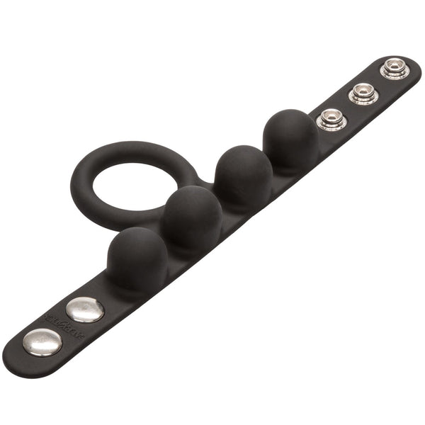 CalExotics Silicone Medium Weighted C-Ring Ball Stretcher - Extreme Toyz Singapore - https://extremetoyz.com.sg - Sex Toys and Lingerie Online Store