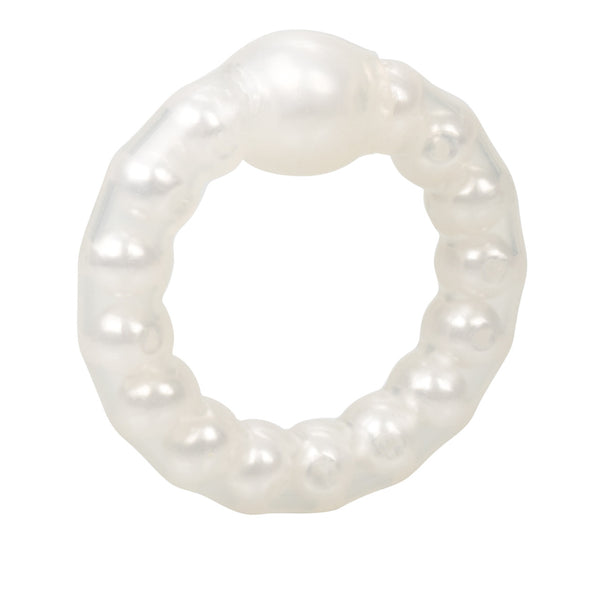 CalExotics Pearl Beaded Prolong Ring - Extreme Toyz Singapore - https://extremetoyz.com.sg - Sex Toys and Lingerie Online Store