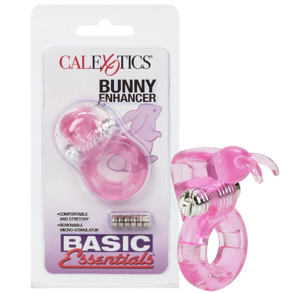 CalExotics Basic Essentials Bunny Enhancer Vibrating Cock Ring - Extreme Toyz Singapore - https://extremetoyz.com.sg - Sex Toys and Lingerie Online Store - Bondage Gear / Vibrators / Electrosex Toys / Wireless Remote Control Vibes / Sexy Lingerie and Role Play / BDSM / Dungeon Furnitures / Dildos and Strap Ons  / Anal and Prostate Massagers / Anal Douche and Cleaning Aide / Delay Sprays and Gels / Lubricants and more...