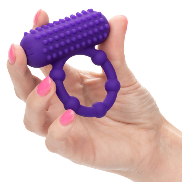 CalExotics Silicone Rechargeable 5 Bead Maximus Cock Ring -  Extreme Toyz Singapore - https://extremetoyz.com.sg - Sex Toys and Lingerie Online Store