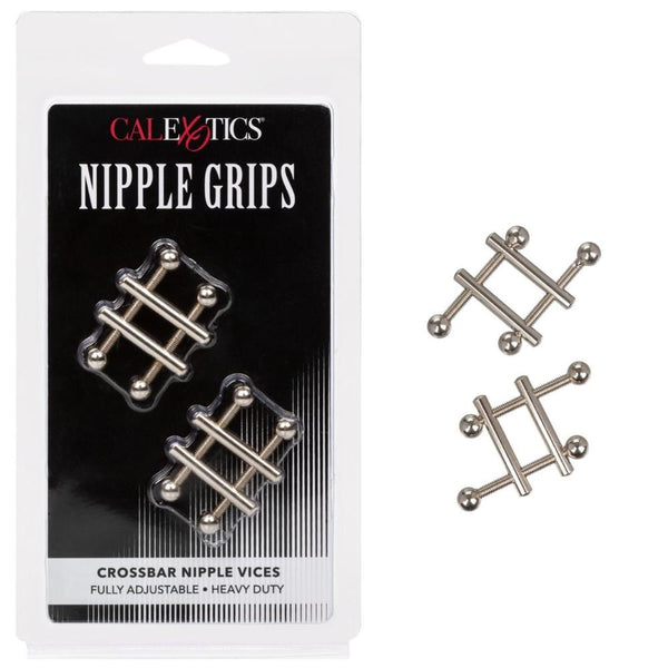 CalExotics Nipple Grips Crossbar Nipple Vices - Extreme Toyz Singapore - https://extremetoyz.com.sg - Sex Toys and Lingerie Online Store