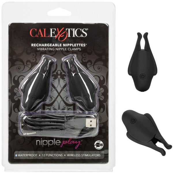 CalExotics Nipple Play Rechargeable Nipplettes - Extreme Toyz Singapore - https://extremetoyz.com.sg - Sex Toys and Lingerie Online Store