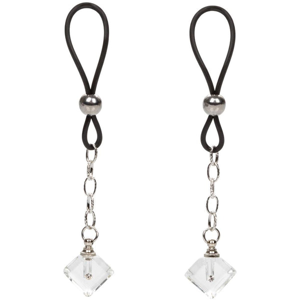 CalExotics Nipple Play Non-Piercing Nipple Jewelry Crystal Gem - Extreme Toyz Singapore - https://extremetoyz.com.sg - Sex Toys and Lingerie Online Store