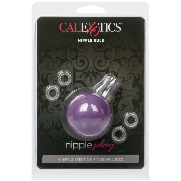 Nipple Play Nipple Bulb with 4 Erection Rings Extreme Toyz Nipple Play Nipple Bulb with 4 Erection Rings Extreme Toyz