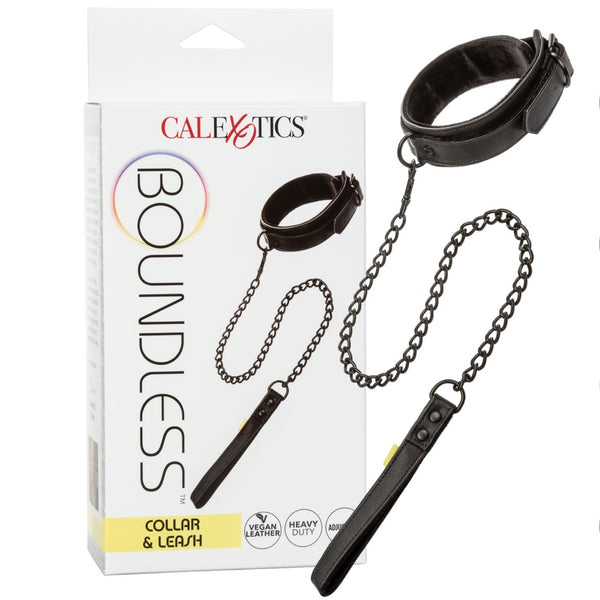 CalExotics Boundless Collar with Leash - Extreme Toyz Singapore - https://extremetoyz.com.sg - Sex Toys and Lingerie Online Store - Bondage Gear / Vibrators / Electrosex Toys / Wireless Remote Control Vibes / Sexy Lingerie and Role Play / BDSM / Dungeon Furnitures / Dildos and Strap Ons  / Anal and Prostate Massagers / Anal Douche and Cleaning Aide / Delay Sprays and Gels / Lubricants and more...