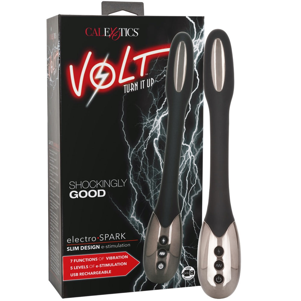 CalExotics Volt Electro-Spark Rechargeable Electrosex Vibrator - Extreme Toyz Singapore - https://extremetoyz.com.sg - Sex Toys and Lingerie Online Store