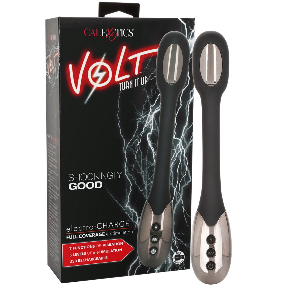 CalExotics Volt Electro-Charge Rechargeable Electrosex Vibrator - Extreme Toyz Singapore - https://extremetoyz.com.sg - Sex Toys and Lingerie Online Store