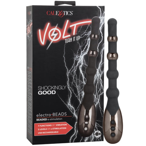 CalExotics Volt Electro-Beads Rechargeable Electrosex Vibrator - Extreme Toyz Singapore - https://extremetoyz.com.sg - Sex Toys and Lingerie Online Store