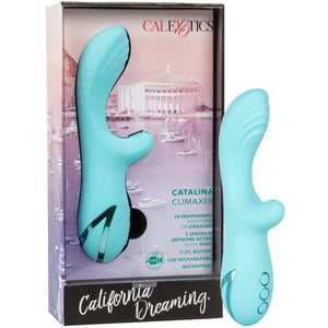 CalExotics California Dreaming Catalina Climaxer Rechargeable Rabbit Vibrator - Extreme Toyz Singapore - https://extremetoyz.com.sg - Sex Toys and Lingerie Online Store