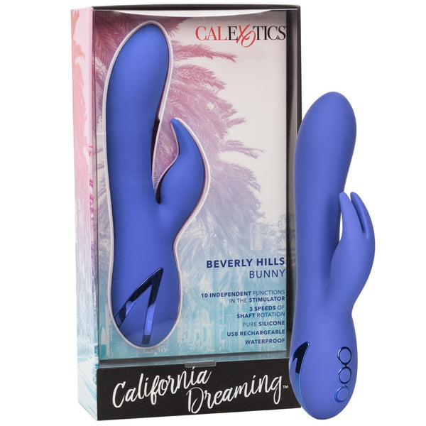 CalExotics California Dreaming Beverly Hills Bunny Rechargeable Rabbit Vibrator - Extreme Toyz Singapore - https://extremetoyz.com.sg - Sex Toys and Lingerie Online Store