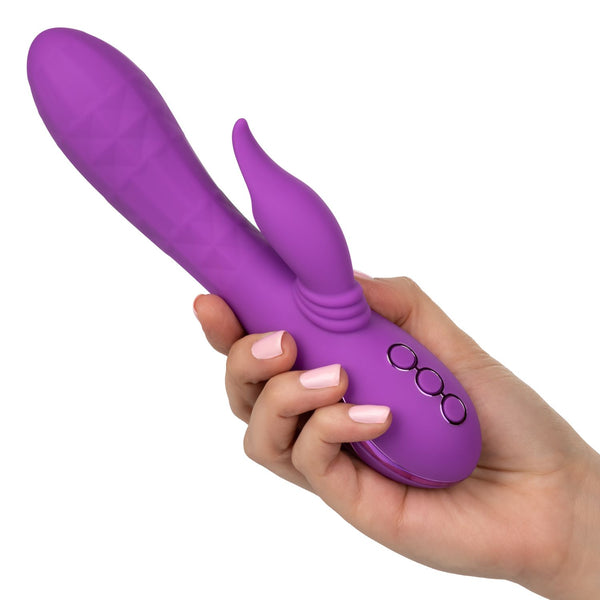 CalExotics California Dreaming Valley Vamp Rechargeable Rabbit Vibrator - Extreme Toyz Singapore - https://extremetoyz.com.sg - Sex Toys and Lingerie Online Store
