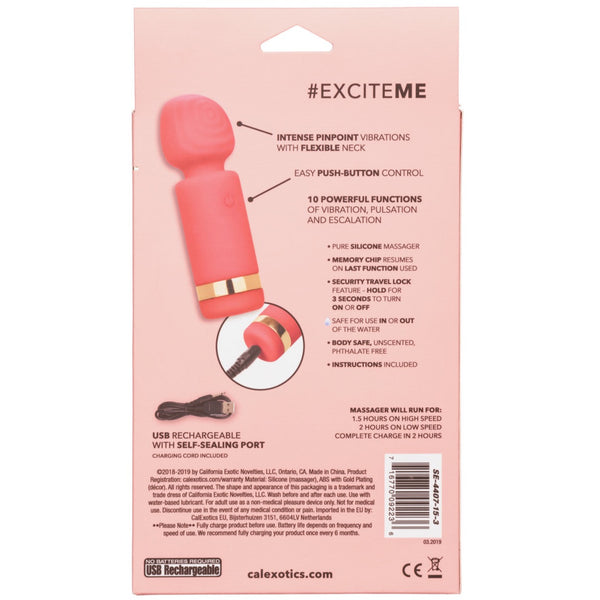 CalExotics Slay #ExciteMe 10 Functions Silicone Rechargeable Vibrator - Extreme Toyz Singapore - https://extremetoyz.com.sg - Sex Toys and Lingerie Online Store
