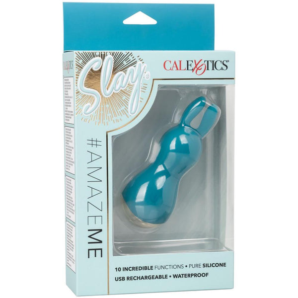 CalExotics Slay #AmazeMe Rechargeable Mini Rabbit Vibrator -  Extreme Toyz Singapore - https://extremetoyz.com.sg - Sex Toys and Lingerie Online Store