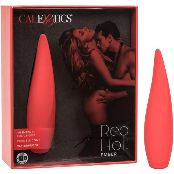 CalExotics Red Hot Ember 10 Functions Vibrator -  Extreme Toyz Singapore - https://extremetoyz.com.sg - Sex Toys and Lingerie Online Store