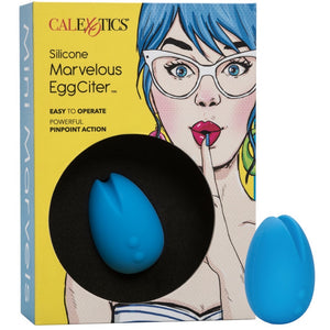 CalExotics Mini Marvels Silicone Marvelous Eggciter Rechargeable Vibrator - Extreme Toyz Singapore - https://extremetoyz.com.sg - Sex Toys and Lingerie Online Store