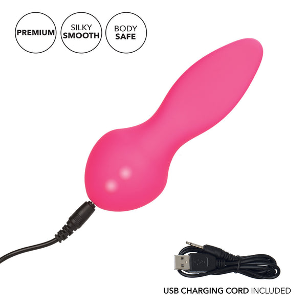 CalExotics Mini Marvels Silicone Marvelous Flicker Rechargeable Vibrator - Extreme Toyz Singapore - https://extremetoyz.com.sg - Sex Toys and Lingerie Online Store