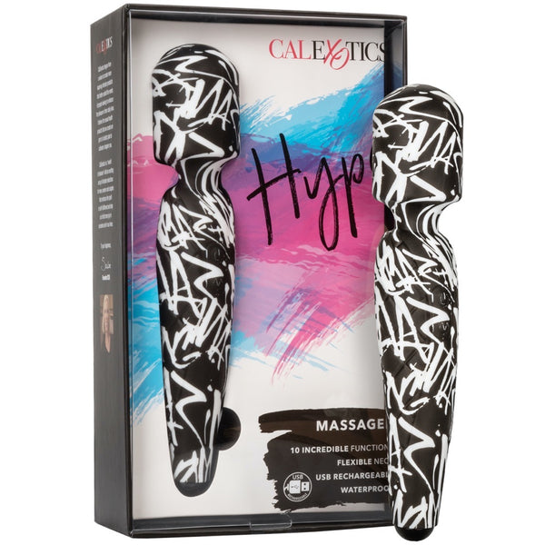 CalExotics Hype™ Massager Rechargeable Wand Vibrator - Extreme Toyz Singapore - https://extremetoyz.com.sg - Sex Toys and Lingerie Online Store