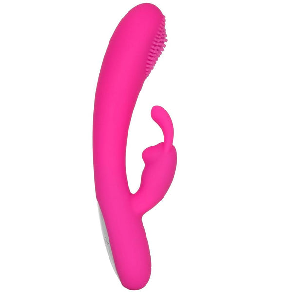 CalExotics Embrace Massaging Rabbit Rechargeable Vibrator - Extreme Toyz Singapore - https://extremetoyz.com.sg - Sex Toys and Lingerie Online Store 