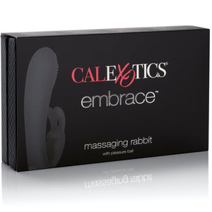 CalExotics Embrace Massaging Rabbit Rechargeable Vibrator - Extreme Toyz Singapore - https://extremetoyz.com.sg - Sex Toys and Lingerie Online Store - Bondage Gear / Vibrators / Electrosex Toys / Wireless Remote Control Vibes / Sexy Lingerie and Role Play / BDSM / Dungeon Furnitures / Dildos and Strap Ons  / Anal and Prostate Massagers / Anal Douche and Cleaning Aide / Delay Sprays and Gels / Lubricants and more...