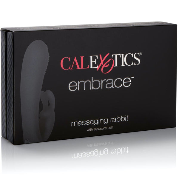 CalExotics Embrace Massaging Rabbit Rechargeable Vibrator - Extreme Toyz Singapore - https://extremetoyz.com.sg - Sex Toys and Lingerie Online Store - Bondage Gear / Vibrators / Electrosex Toys / Wireless Remote Control Vibes / Sexy Lingerie and Role Play / BDSM / Dungeon Furnitures / Dildos and Strap Ons  / Anal and Prostate Massagers / Anal Douche and Cleaning Aide / Delay Sprays and Gels / Lubricants and more...