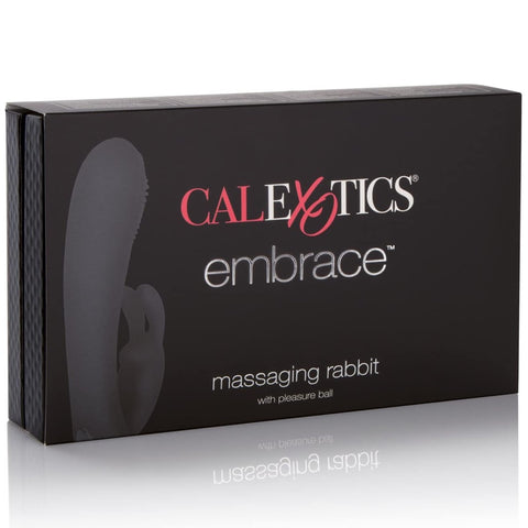 CalExotics Embrace Massaging G-Rabbit Rechargeable Vibrator - Extreme Toyz Singapore - https://extremetoyz.com.sg - Sex Toys and Lingerie Online Store - Bondage Gear / Vibrators / Electrosex Toys / Wireless Remote Control Vibes / Sexy Lingerie and Role Play / BDSM / Dungeon Furnitures / Dildos and Strap Ons  / Anal and Prostate Massagers / Anal Douche and Cleaning Aide / Delay Sprays and Gels / Lubricants and more...