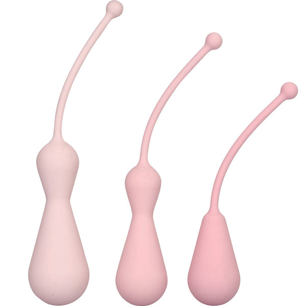 CalExotics Inspire Weighted Silicone Kegel Training Kit - Extreme Toyz Singapore - https://extremetoyz.com.sg - Sex Toys and Lingerie Online Store