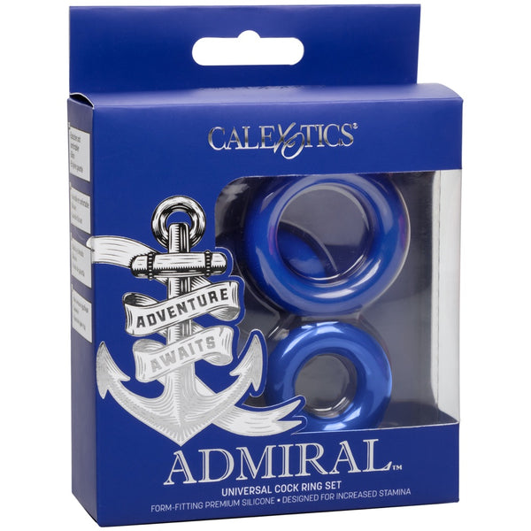 CalExotics Admiral Universal Cock Ring Set - Extreme Toyz Singapore - https://extremetoyz.com.sg - Sex Toys and Lingerie Online Store