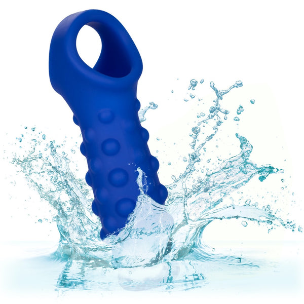 CalExotics Admiral Liquid Silicone Form-Fitting Beaded Extension - Extreme Toyz Singapore - https://extremetoyz.com.sg - Sex Toys and Lingerie Online Store