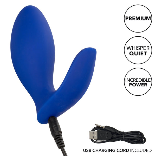 CalExotics Admiral 10 Functions Rechargeable Vibrating Prostate Rimming Probe - Extreme Toyz Singapore - https://extremetoyz.com.sg - Sex Toys and Lingerie Online Store