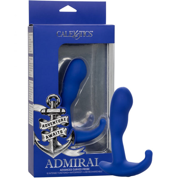 CalExotics Admiral Advanced Vibrating Rechargeable Curved Probe - Extreme Toyz Singapore - https://extremetoyz.com.sg - Sex Toys and Lingerie Online Store