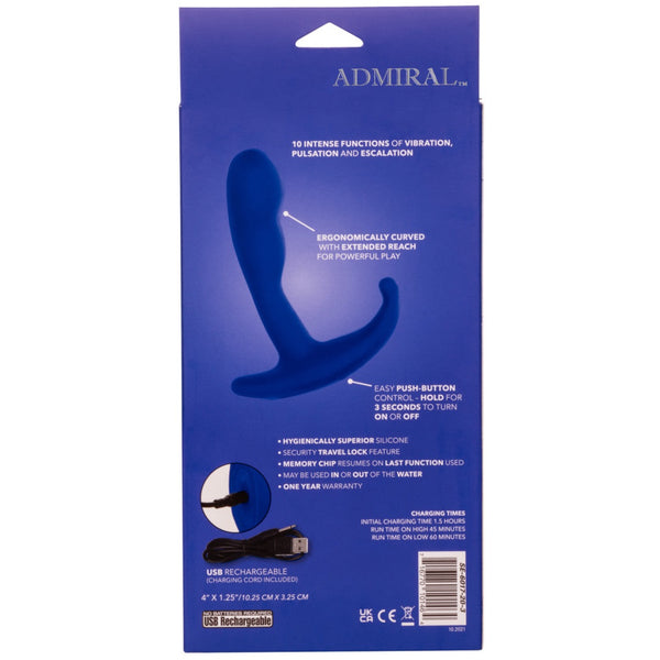 CalExotics Admiral Advanced Vibrating Rechargeable Curved Probe - Extreme Toyz Singapore - https://extremetoyz.com.sg - Sex Toys and Lingerie Online Store