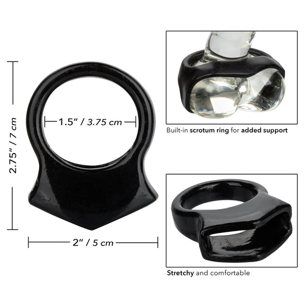 CalExotics COLT Snug Grip Dual Support Ring - Extreme Toyz Singapore - https://extremetoyz.com.sg - Sex Toys and Lingerie Online Store