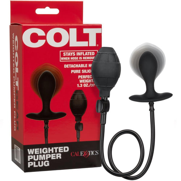 CalExotics COLT Weighted Pumper Plug - Extreme Toyz Singapore - https://extremetoyz.com.sg - Sex Toys and Lingerie Online Store