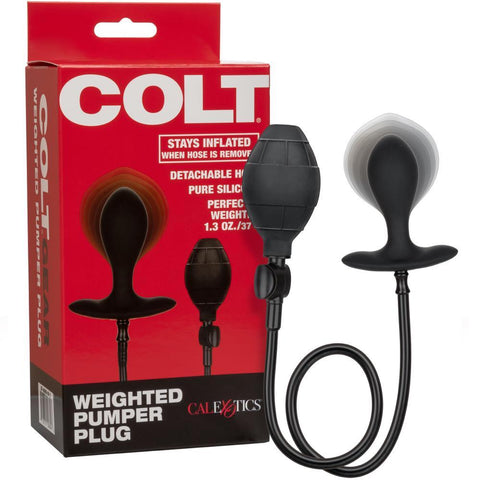 CalExotics COLT Weighted Pumper Plug - Extreme Toyz Singapore - https://extremetoyz.com.sg - Sex Toys and Lingerie Online Store